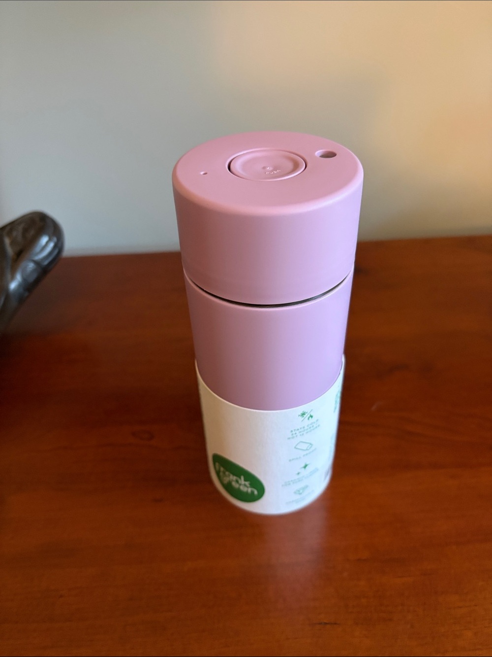 Water Bottle 16oz. NWT push button top.